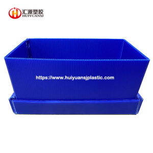 folding corrugated plastic box