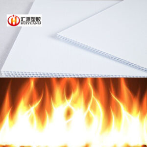 fireproof corrugated pp sheets