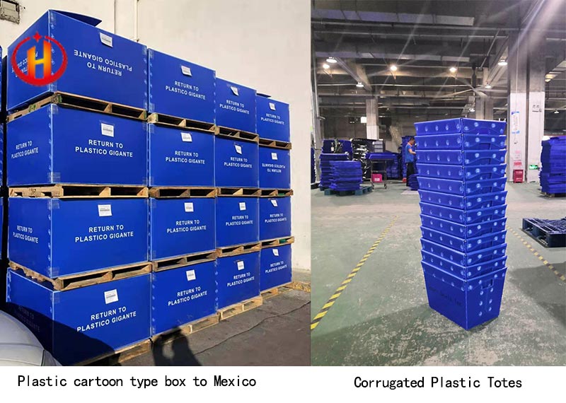 Large Corrugated Plastic Correx Pick Bins, Picking Boxes For Warehouse