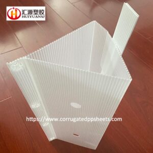 Transparent plastic tree guards