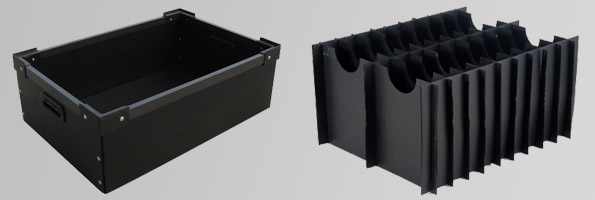 anti-static corrugated plastic box