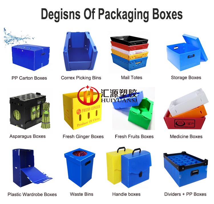 corrugated plastic box bin tote container