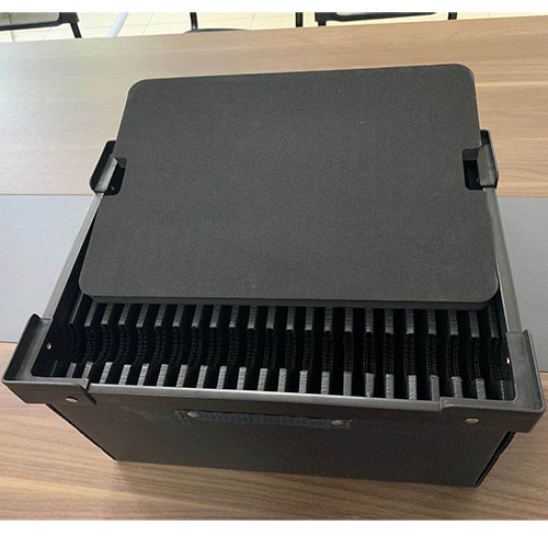 ESD Corrugated Plastic Box With Dividers, Custom size, thickness, divider