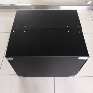 ESD corrugated plastic bin