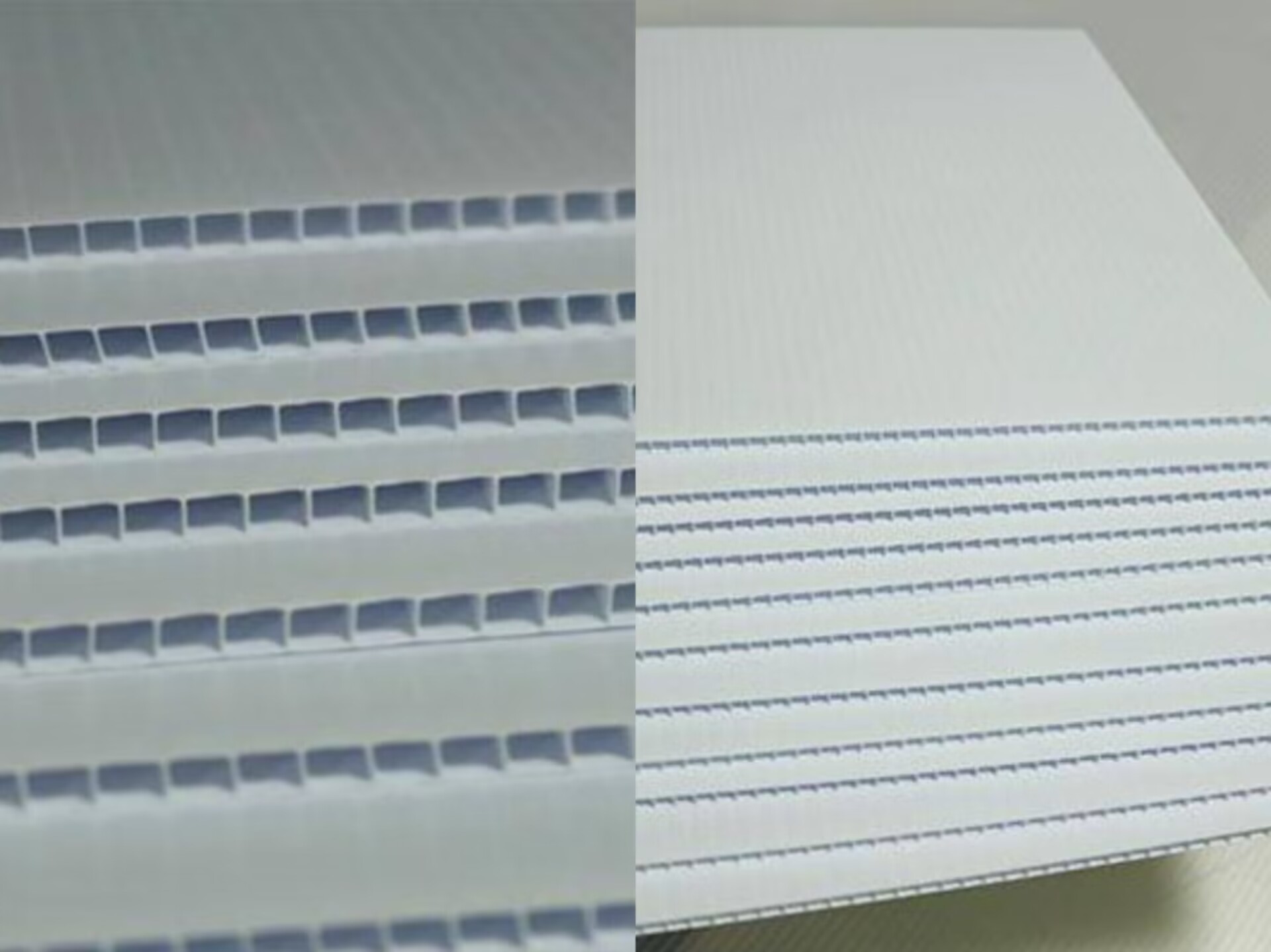 corrugated plastic sheets