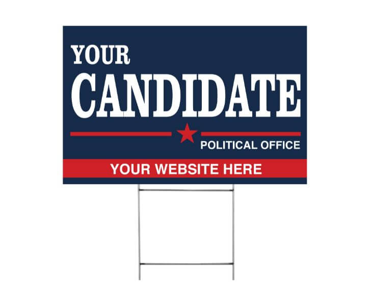 corrugated plastic election signs